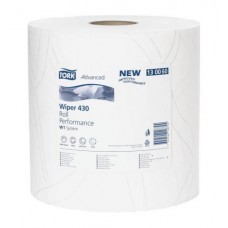 Протирочная бумага Tork Advanced 430 в больших рулонах, система W1, белый 130060