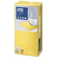 477823 Tork Салфетки желтые, 2-сл., 24*24, 200 листов, 12 упак/кор.