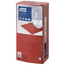 477826 Tork Салфетки красные, 2-сл., 24*24, 200 листов, 12 упак/кор.
