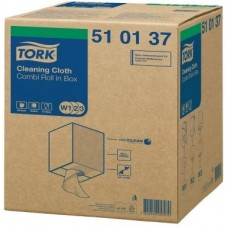 Нетканый материал Tork Premium 510 в рулоне в коробке, система W1, W2, W3 510137