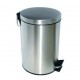 Урна педальная круглая из матовой нержавеющей стали BXG-GB-12LM Урна педальная круглая из матовой нержавеющей стали BXG-GB-12LM